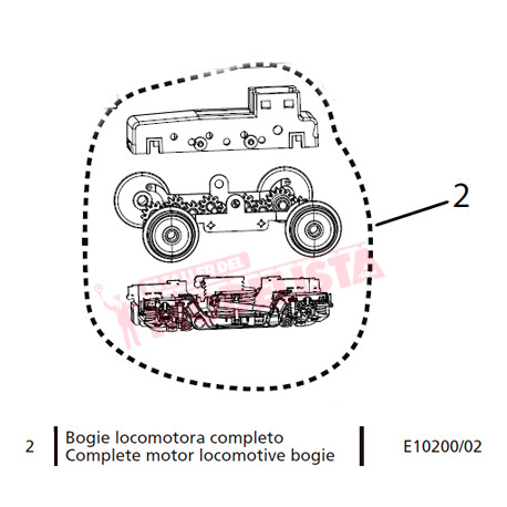 Bogie motor para RENFE S-114.