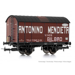 Vagón para transporte de vino, "Antonio Mendieta - Vinos Bilbao".