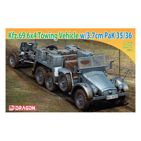 Kfz.69 6x4 Towing Vehicle w/3.7cm PaK 35/36.