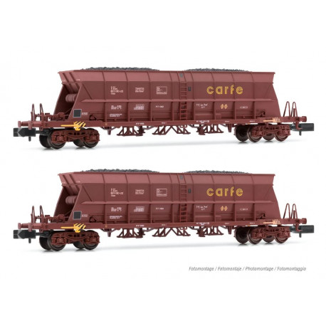 Hopper wagon set, Faoos "SEMAT / CARFE". RENFE.