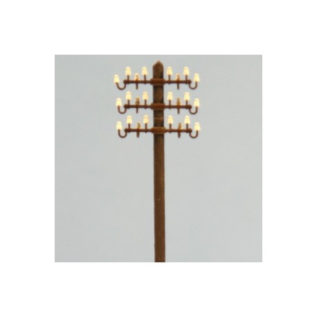 Electric wood pole. RB 2817