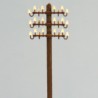 Electric wood pole. RB 2817