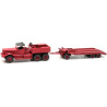 Diamond T truck with trailer.