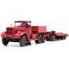 Diamond T truck with trailer.