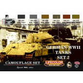 Set 2 Tanques Alemanes WWII. LIFECOLOR CS03