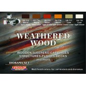 Weathered wood set. LIFECOLOR CS20