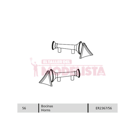 Horns for RENFE 354.