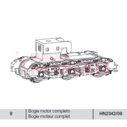 Bogie motor completo, RENFE 277.