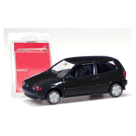 VW Polo, azul. HERPA 012140-005