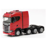 Scania CS20 ND rigid tractor, red.