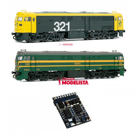 Decoder 21 pins para la 321 RENFE. ESU ER301/321