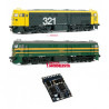 Decoder 21 pins para la 321 RENFE. ESU ER301/321