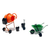 Concrete mixer set.