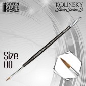 Kolinsky brush nº 00, Silver Serie.