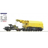 Slewing railway crane for digital operation, DB.