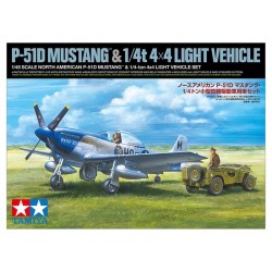 Mustang norte-americano P-51D.