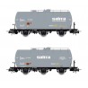 2-unit set of tank wagons, Saltra.