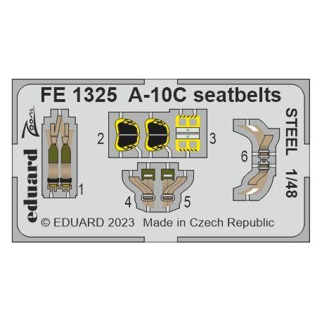 Seat belts for A-10C.