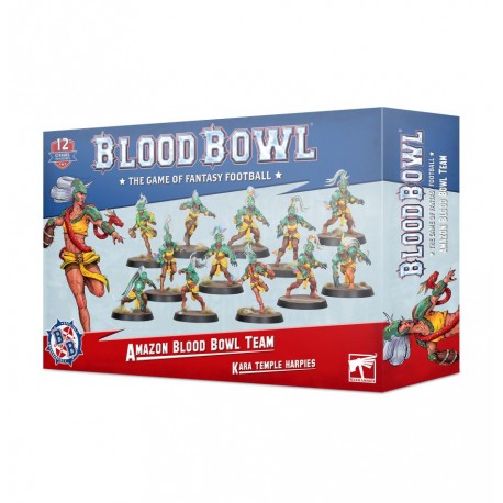 Amazon Blood Bowl Team: Kara Temple Harpies.