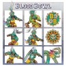 Equipo de Amazons de Blood Bowl: Kara Temple Harpies.