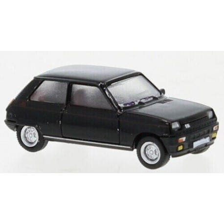 Renault 5 Alpine, black.