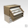 Tilting Drawers Module (x3). For paints.