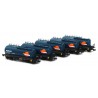 Set of 5 Zaes cisterns "Fuel Train".