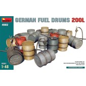 German fuel drums.