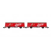 2-unit set JPD wagon "Coca-Cola". RENFE.