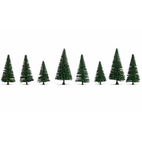 Fir trees.