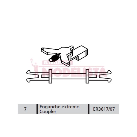 Coupler for RENFE 591.