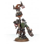 Ork Nob With Waaagh! Banner.