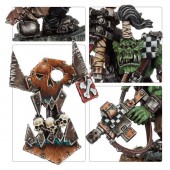 Ork Nob With Waaagh! Banner.