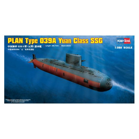 PLAN Type 039A Yuan class submarine. HOBBY BOSS 83510