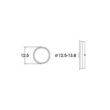 Aros de adherencia DC. 12,5 - 13,8 mm (x10). ROCO 40066