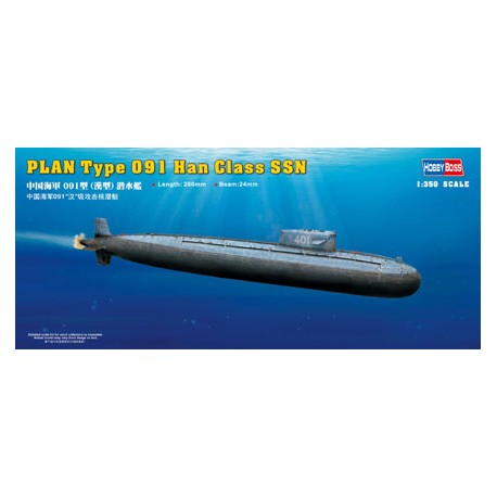 PLAN Type 091 Han class submarine. HOBBY BOSS 83512