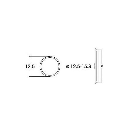 Aros de adherencia AC. 12,5 - 15,3 mm (x10). ROCO 40075