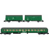 2 unit set J2 wagon, 1 unit  SSV-500 coach. ADIF.