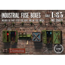 Cajas de fusibles industriales.