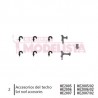 Set roof accessories. RENFE 279.