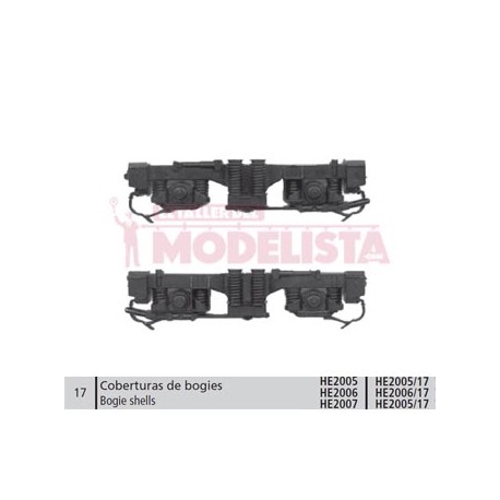 Cobertura bogie. RENFE 279.