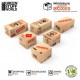 Miniature Printed Boxes - Large (x6).