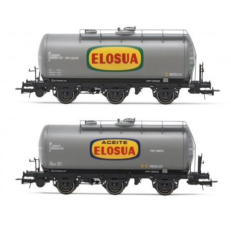 Set de vagones cisterna "Elosua", RENFE.