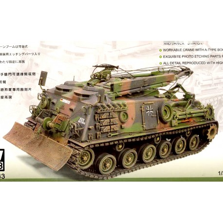 Bergepanzer M88A1G. AFV CLUB 35S33