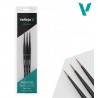 Sintetic brush set (4/0, 3/0 y 2/0).