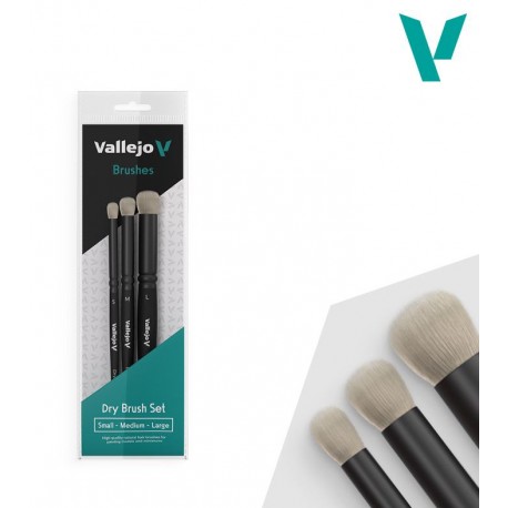 Dry brush brush set. Natural hair.