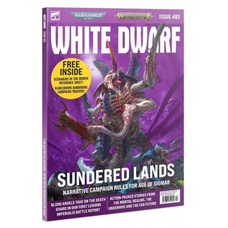 Número 493 de la revista White Dwarf. Octubre 2023.