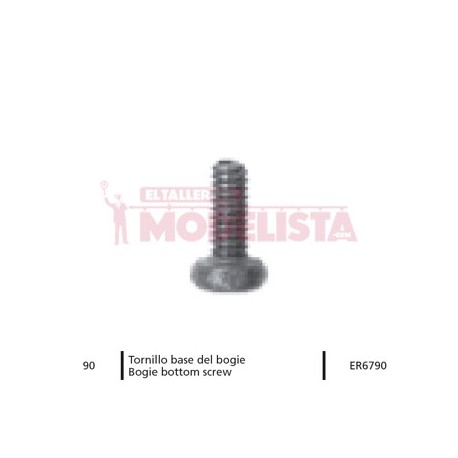 Bogie bottom screw for RENFE 276.