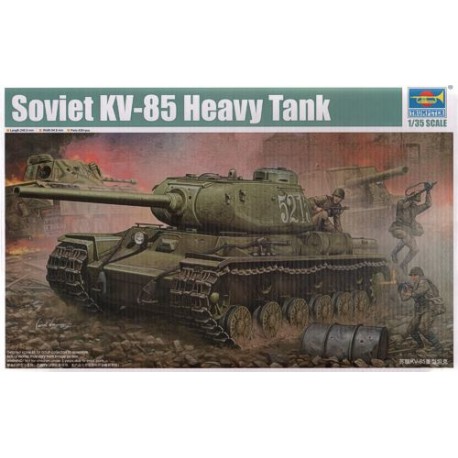 Soviet KV-85 Heavy tank. TRUMPETER 01569