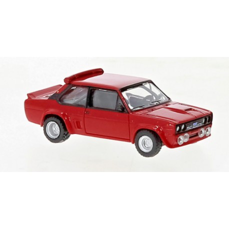 Fiat 131 Abarth , rojo.